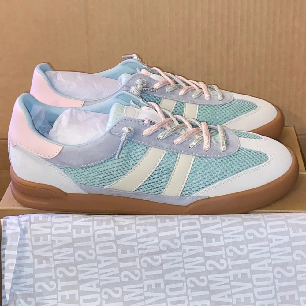 Steve Madden Verdict Mesh Sneaker Turquoise Multi Sneaker - Women’s 8 NEW NIB - Picture 2 of 16